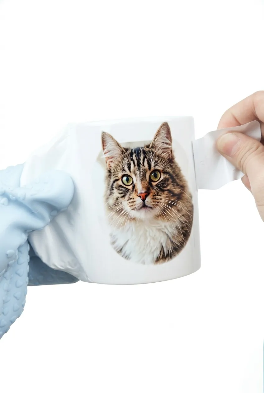 How to Customize it by Tumbler Heat Press? Step 6: Hot Peel Off it