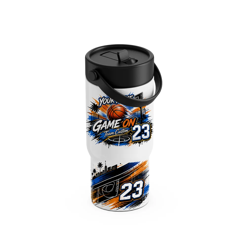 20oz/600ml Sublimation Blank Travel Water Bottle Wide Mouth (Glossy White) thumbnail 5