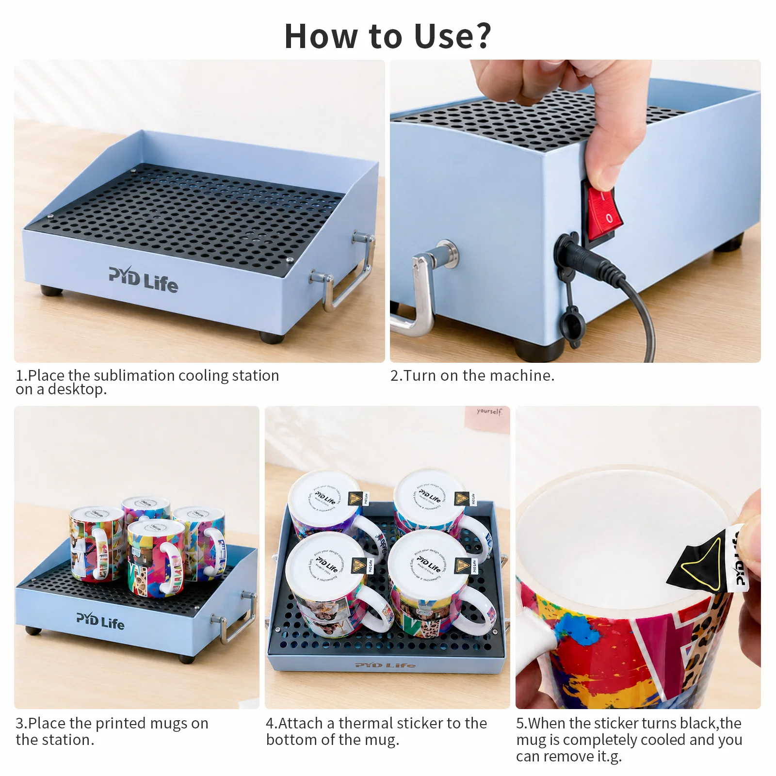 Mug Cooling Station (20x26cm, 10.2x7.87inch) thumbnail 4