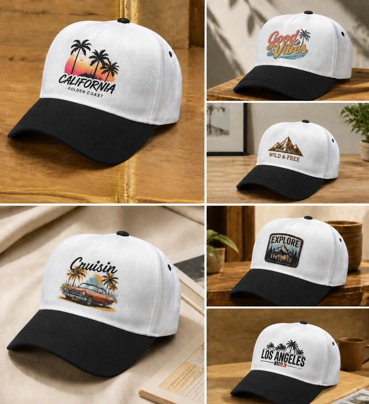 Sublimation Ready Blank Polyester Baseball Cap thumbnail 2