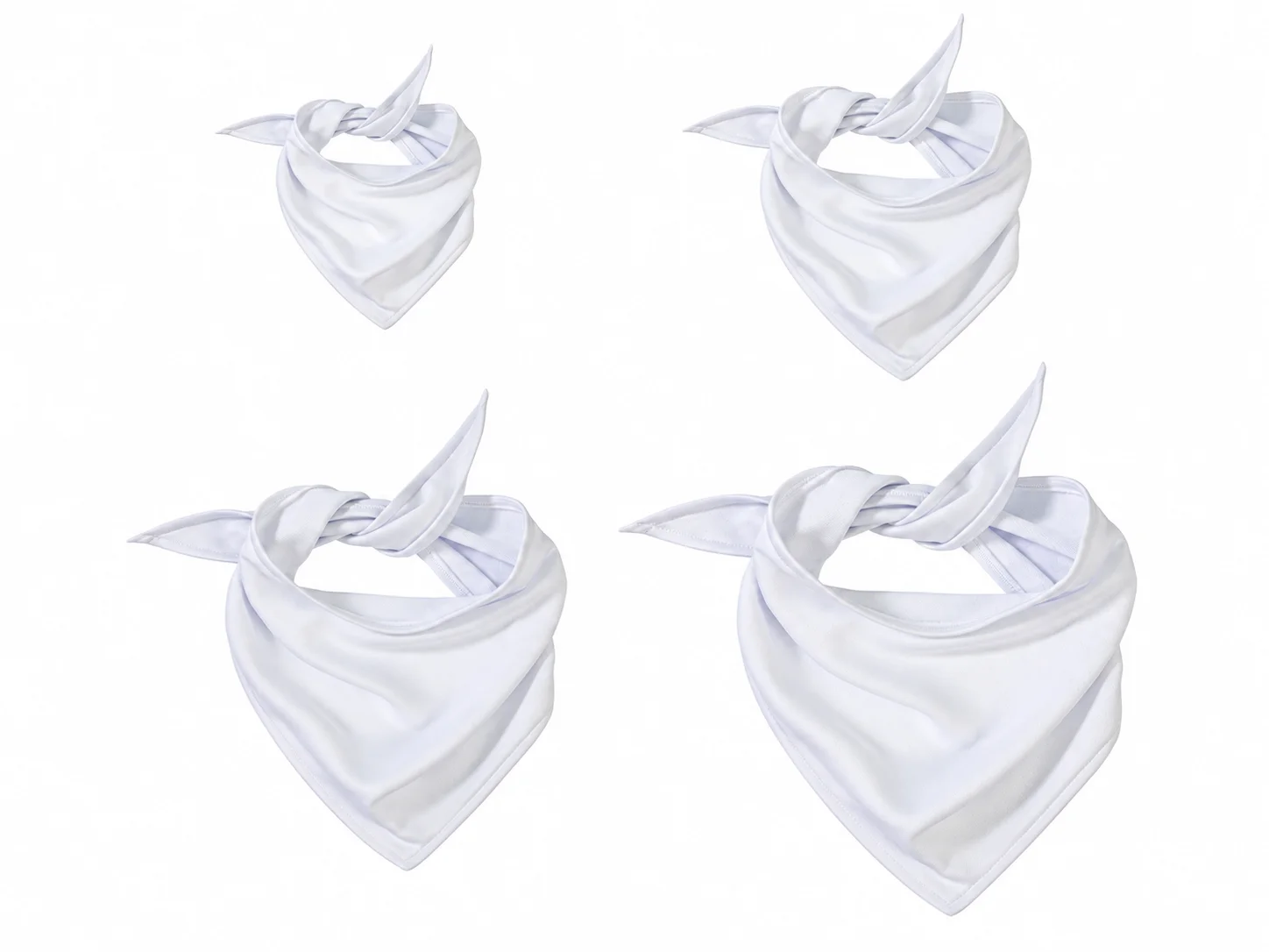 Sublimation Blank Tie-On Dog Bandana, Pet Scarf