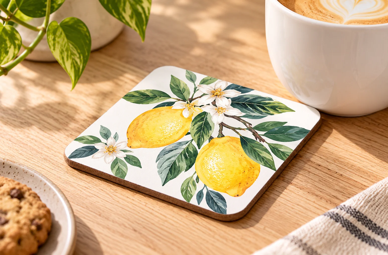 Sublimation Blank MDF Mug Coaster (Square with Rounded Corners, 9.5×9.5cm / 3.7"×3.7") thumbnail 3