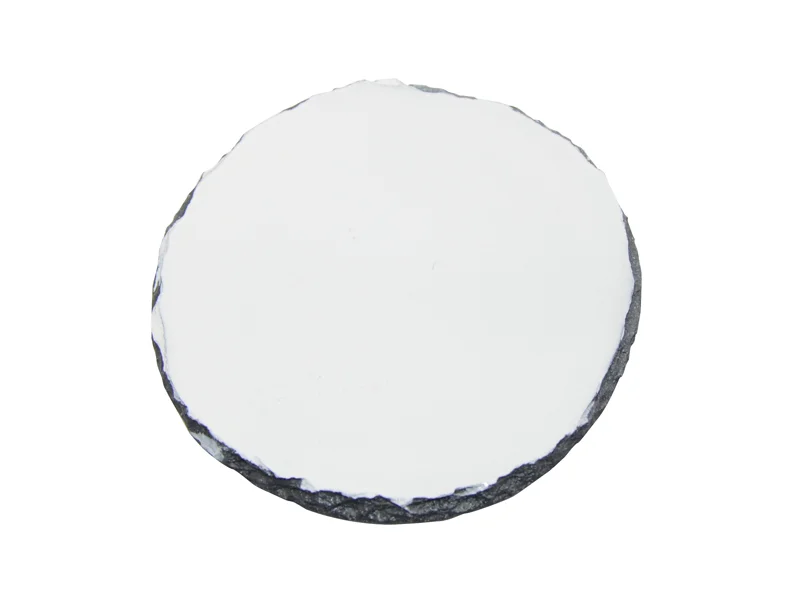 Sublimation Blank Slate Drink Coaster (Round, 10cm / 3.9") - image 1