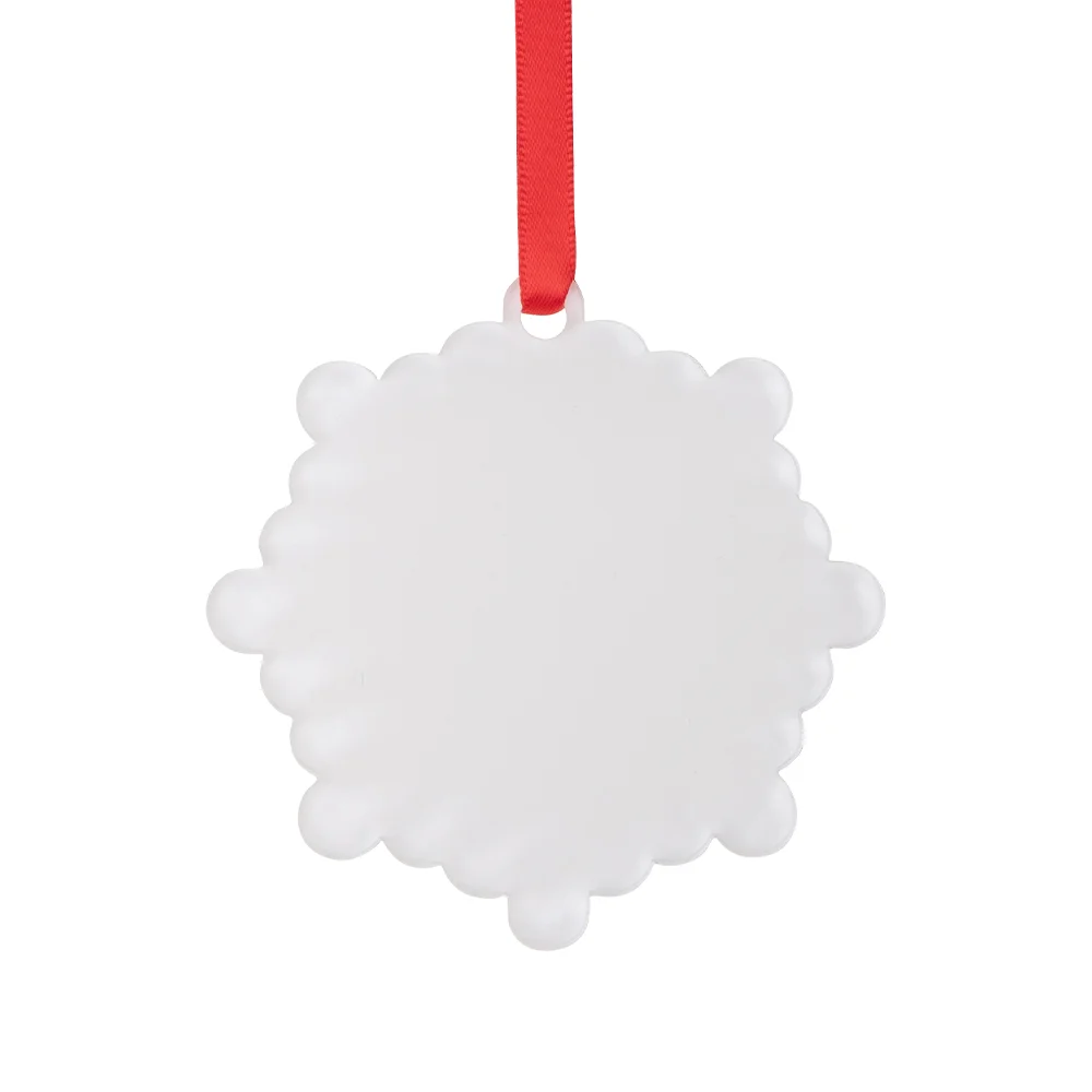Sublimation Acrylic Ornament(Snowflake, 7.6*7.6*0.4cm) thumbnail 1