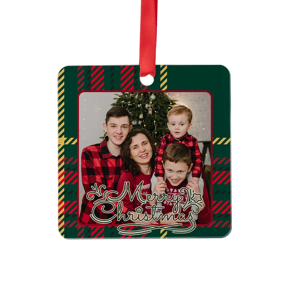Sublimation Acrylic Ornament(Square, 6.35*6.35*0.4cm) thumbnail 2