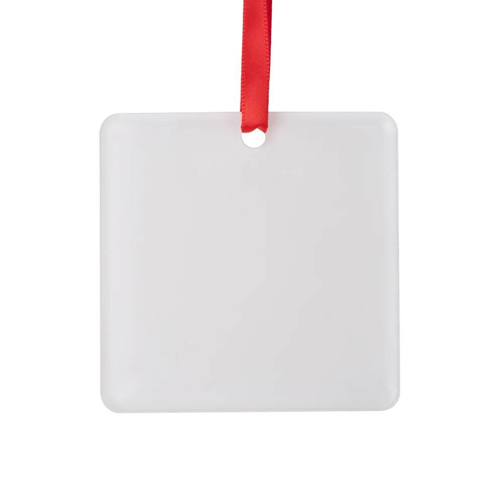 Sublimation Acrylic Ornament(Square, 6.35*6.35*0.4cm) thumbnail 1