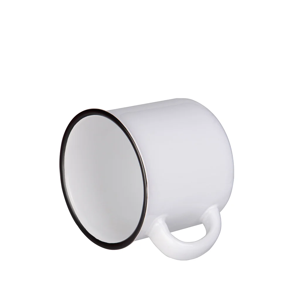 10oz 300ml Sublimation Ceramic Enamel Mug (Black) thumbnail 3