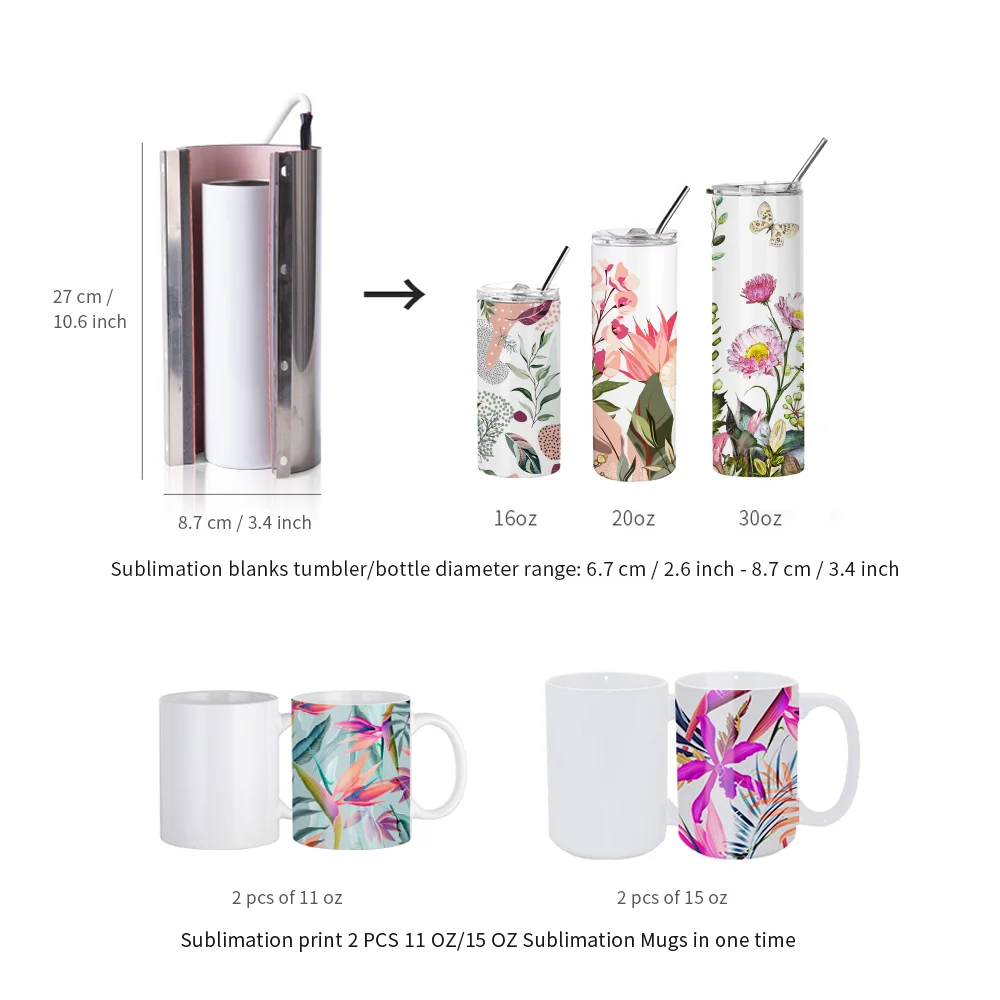 30oz Tumbler Press V3 (Light Blue) thumbnail 6