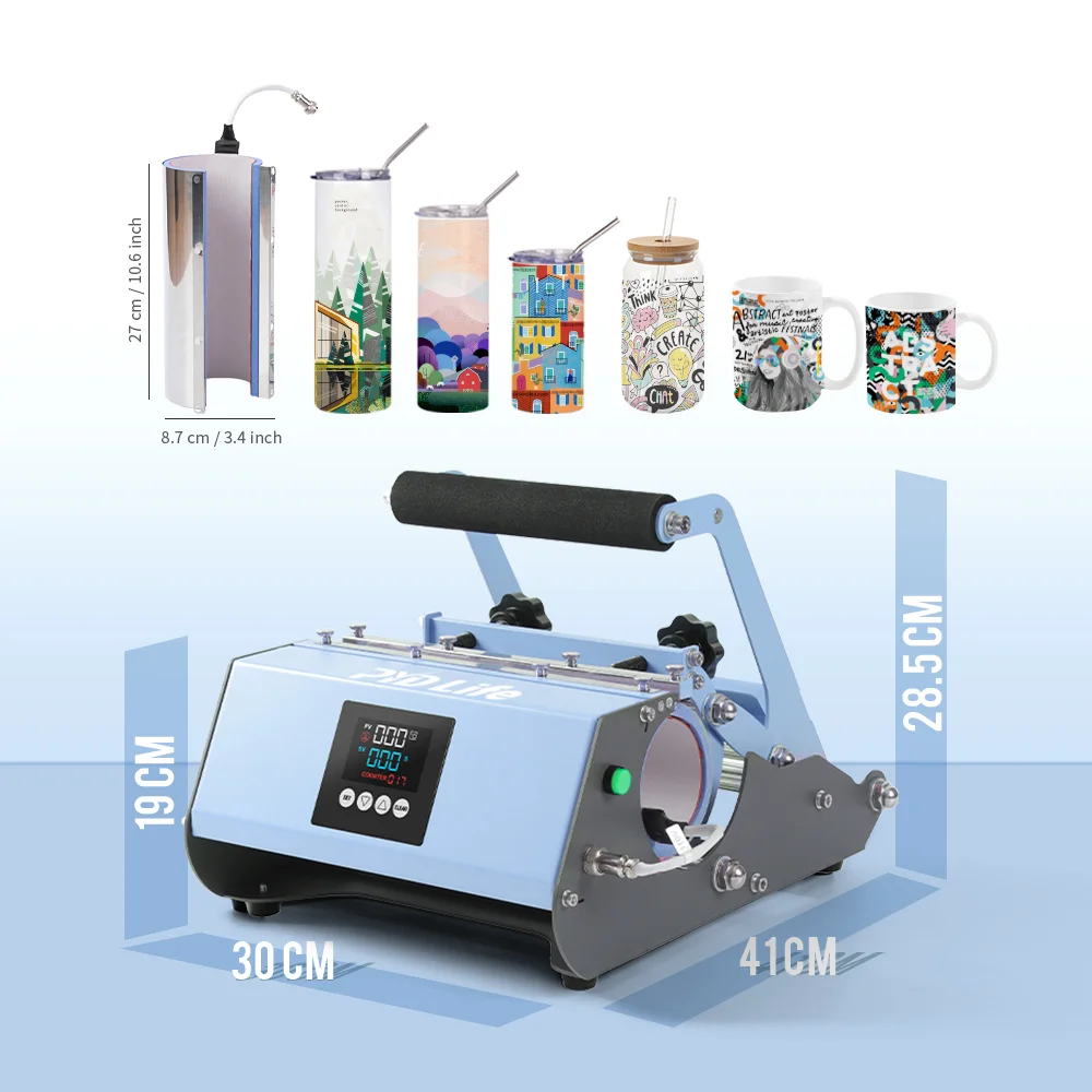30oz Tumbler Press V3 (Light Blue)