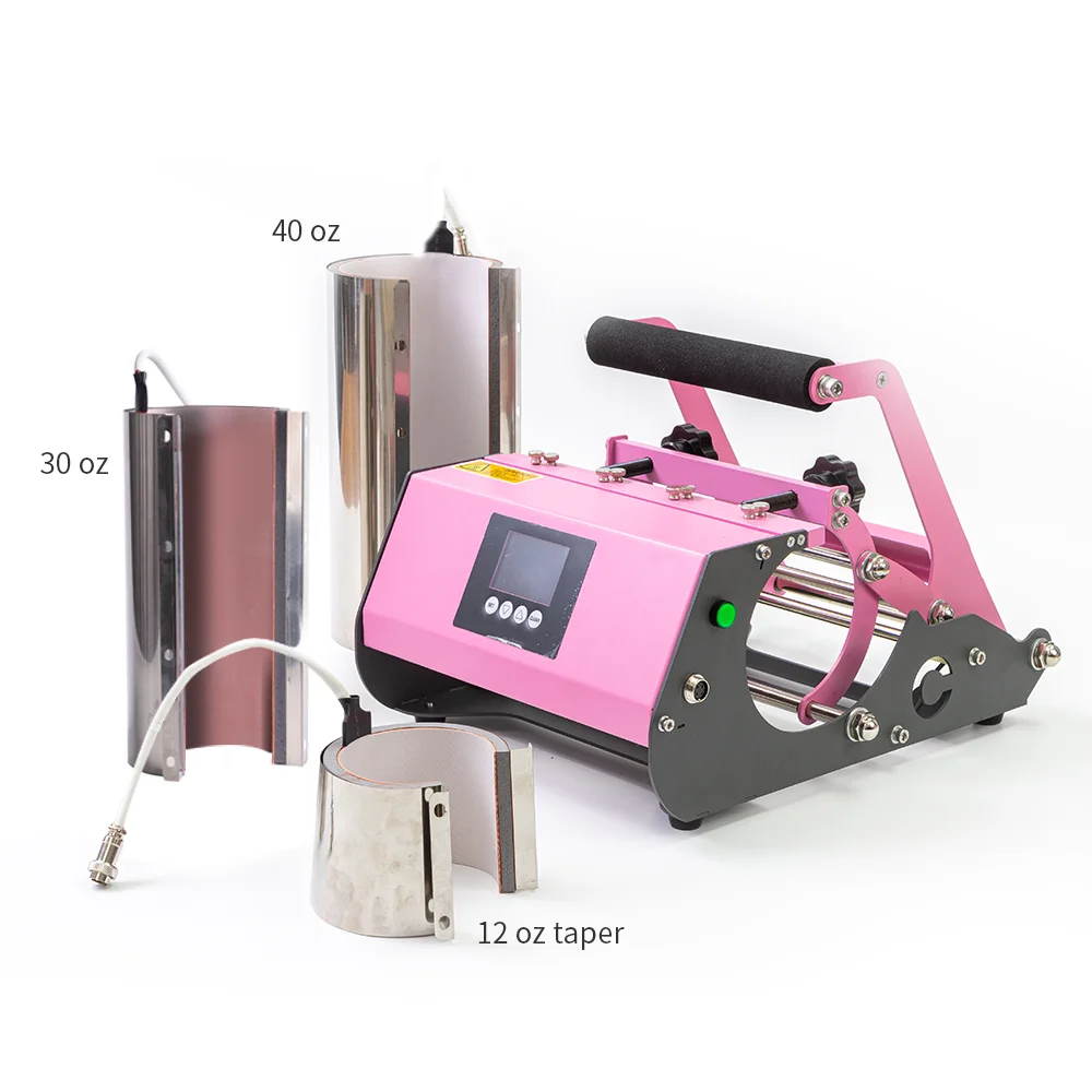 Powerful Integrated Mug Press 3-in-1 (pink)