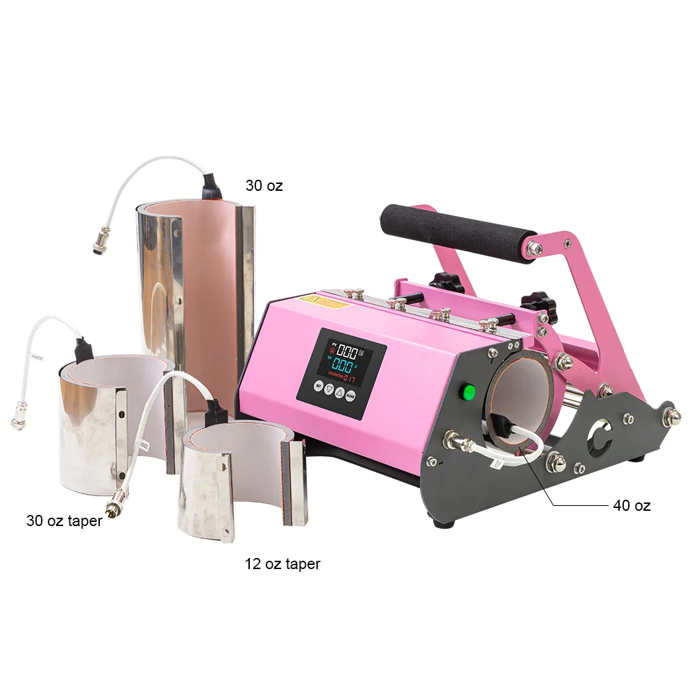 Powerful Integrated Mug Press 4-in-1