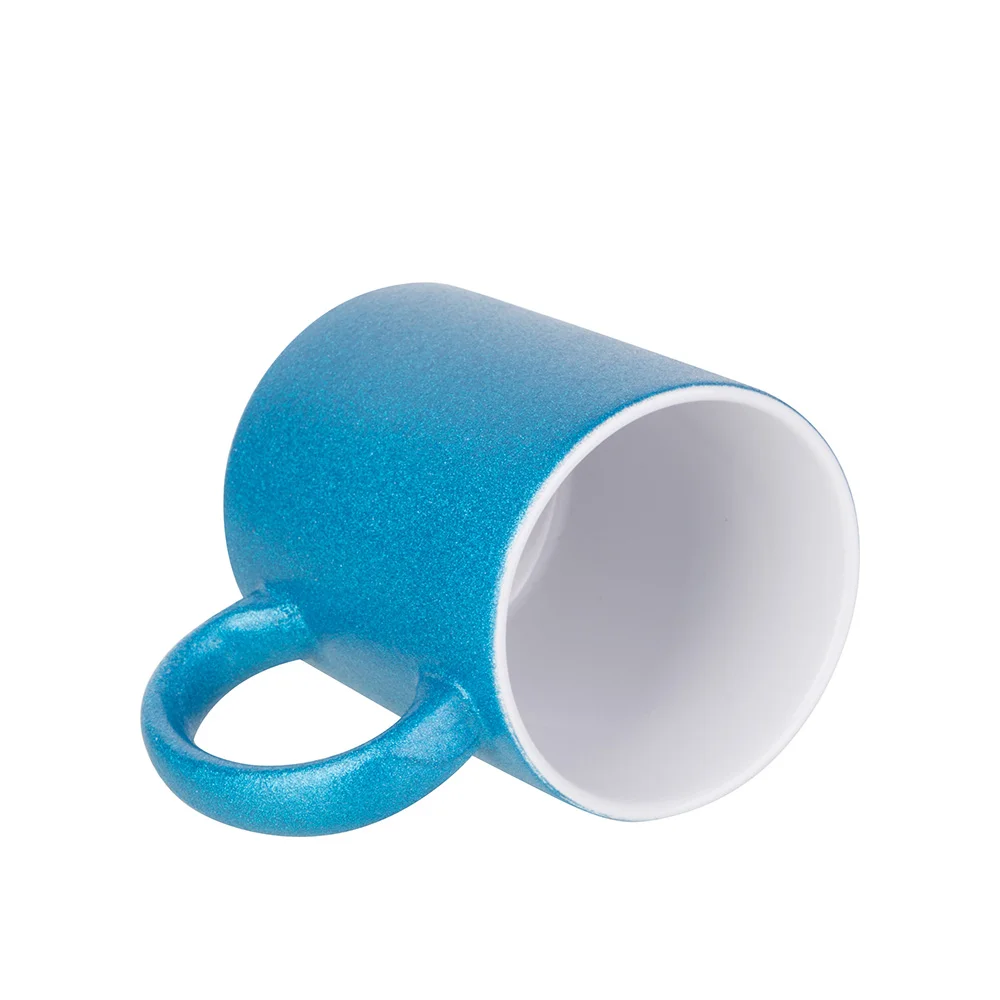 11oz 330ml Blank Sublimation Glitter Ceramic Mug(Blue) thumbnail 3