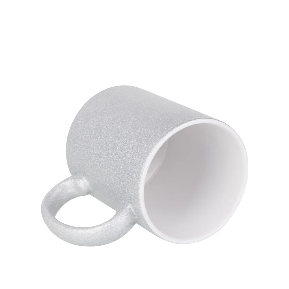 11oz 330ml Blank Sublimation Glitter Ceramic Mug(Silver) thumbnail 3