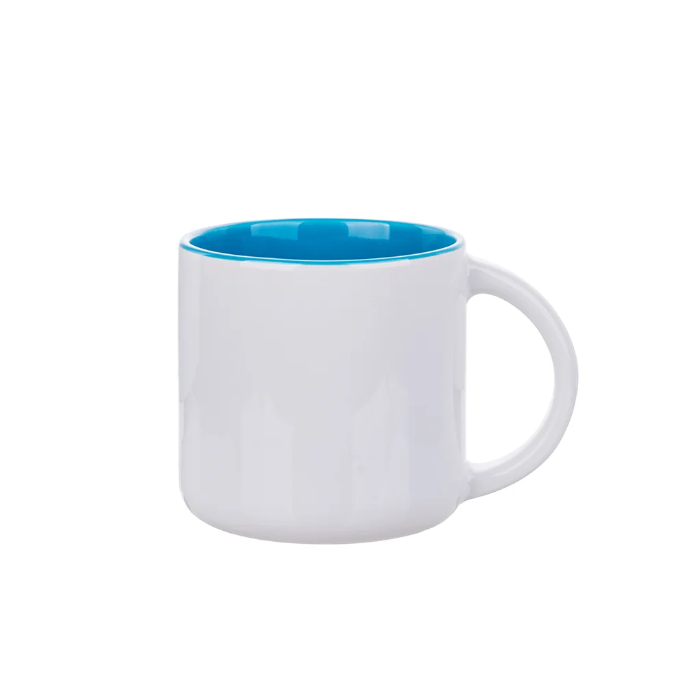 14oz Two-Tone Color Mug (Black, Dark Blue, Light Blue, Red) thumbnail 6