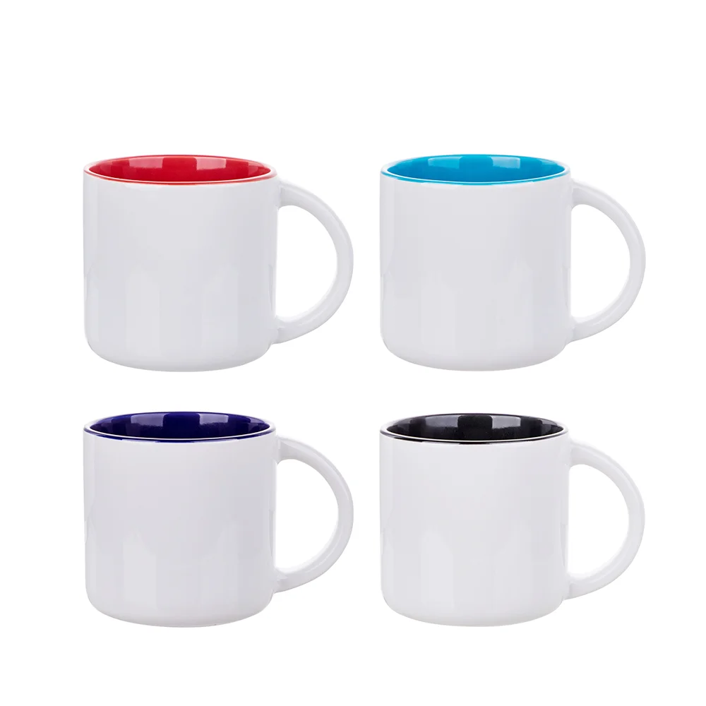 14oz Two-Tone Color Mug (Black, Dark Blue, Light Blue, Red) thumbnail 1