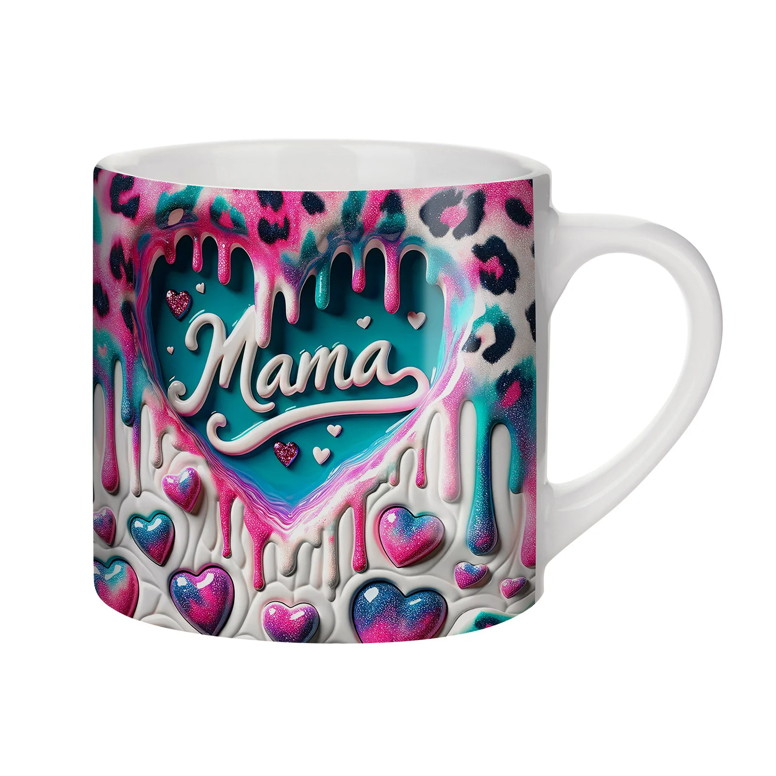 6oz White Coated Mug thumbnail 2