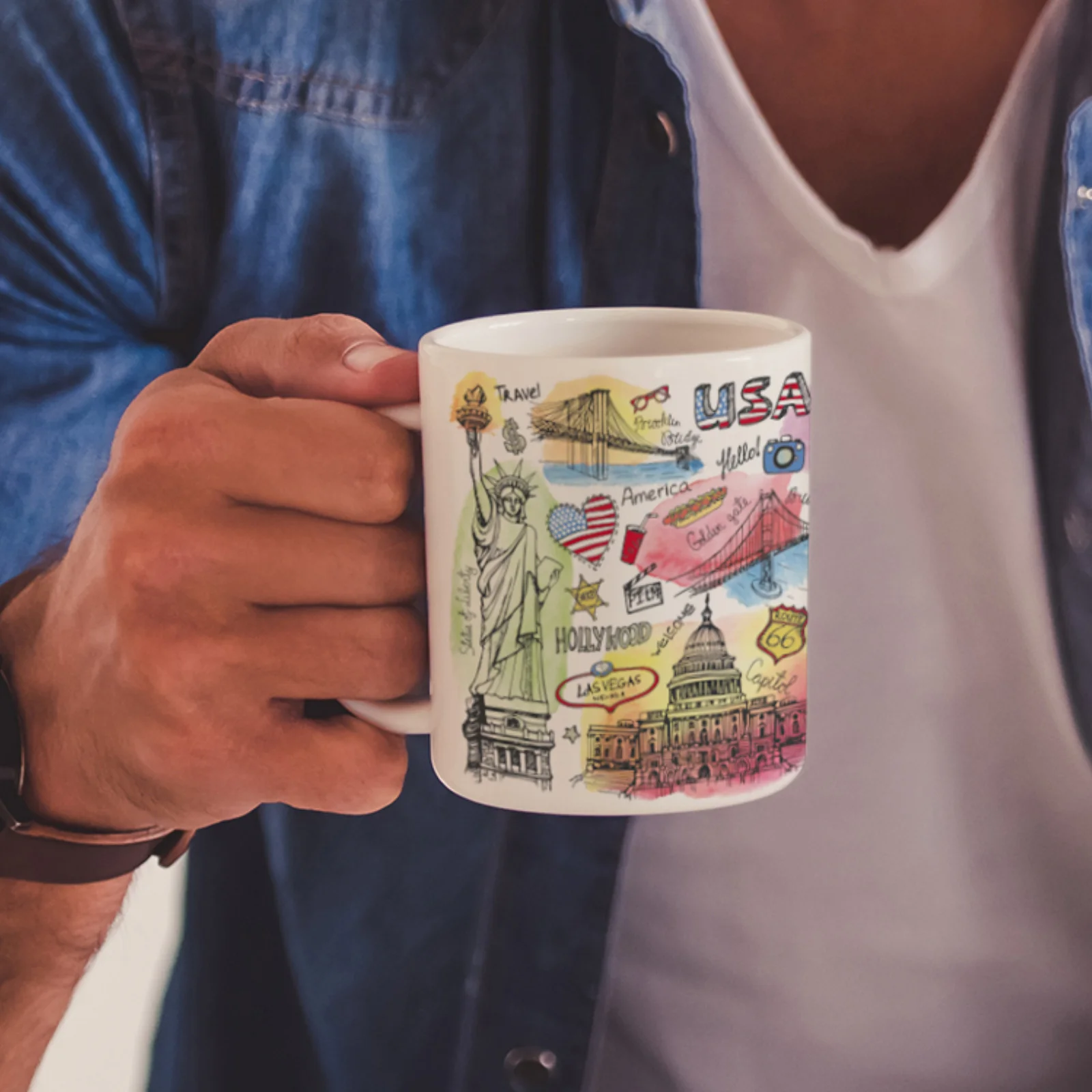 11 oz Sublimation Blank Ceramic Coffee Mug thumbnail 9
