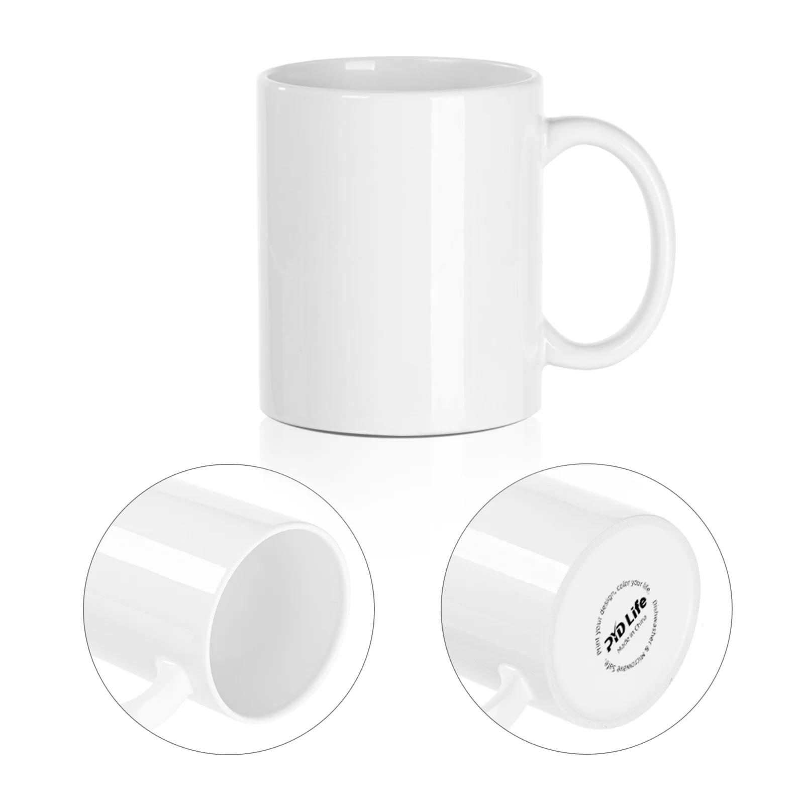 11 oz Sublimation Blank Ceramic Coffee Mug thumbnail 11