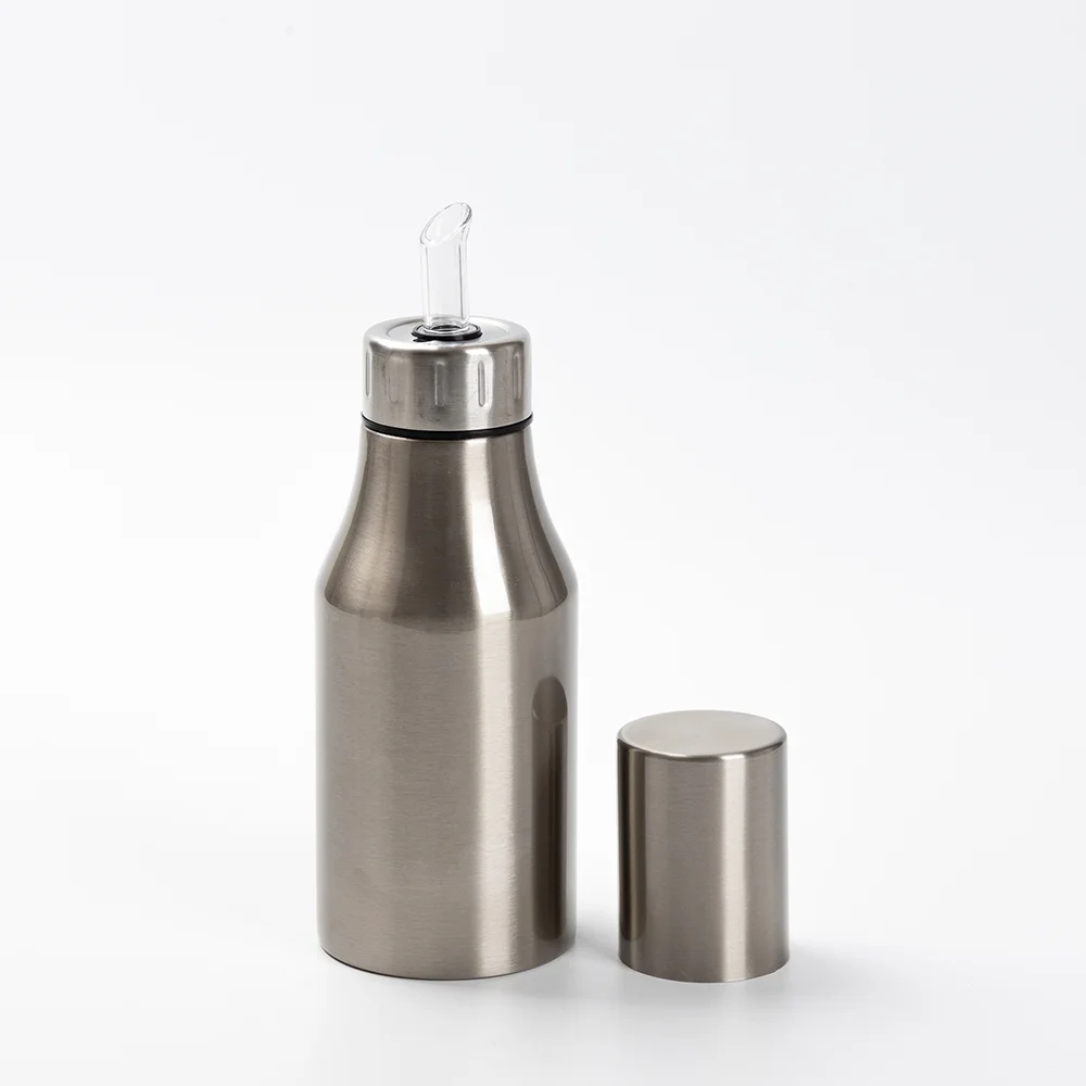 17oz/500ml Stainless Steel Oil Dispenser(Silver) thumbnail 3