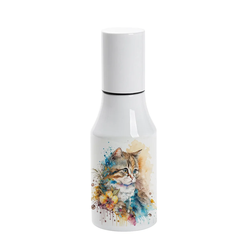 17oz/500ml Stainless Steel Oil Dispenser (White) thumbnail 2