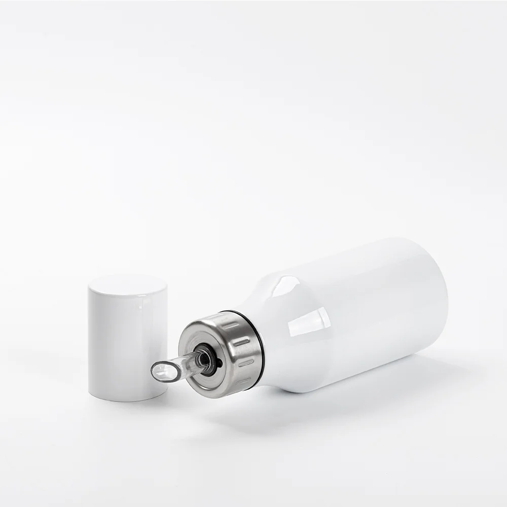 17oz/500ml Stainless Steel Oil Dispenser (White) thumbnail 4