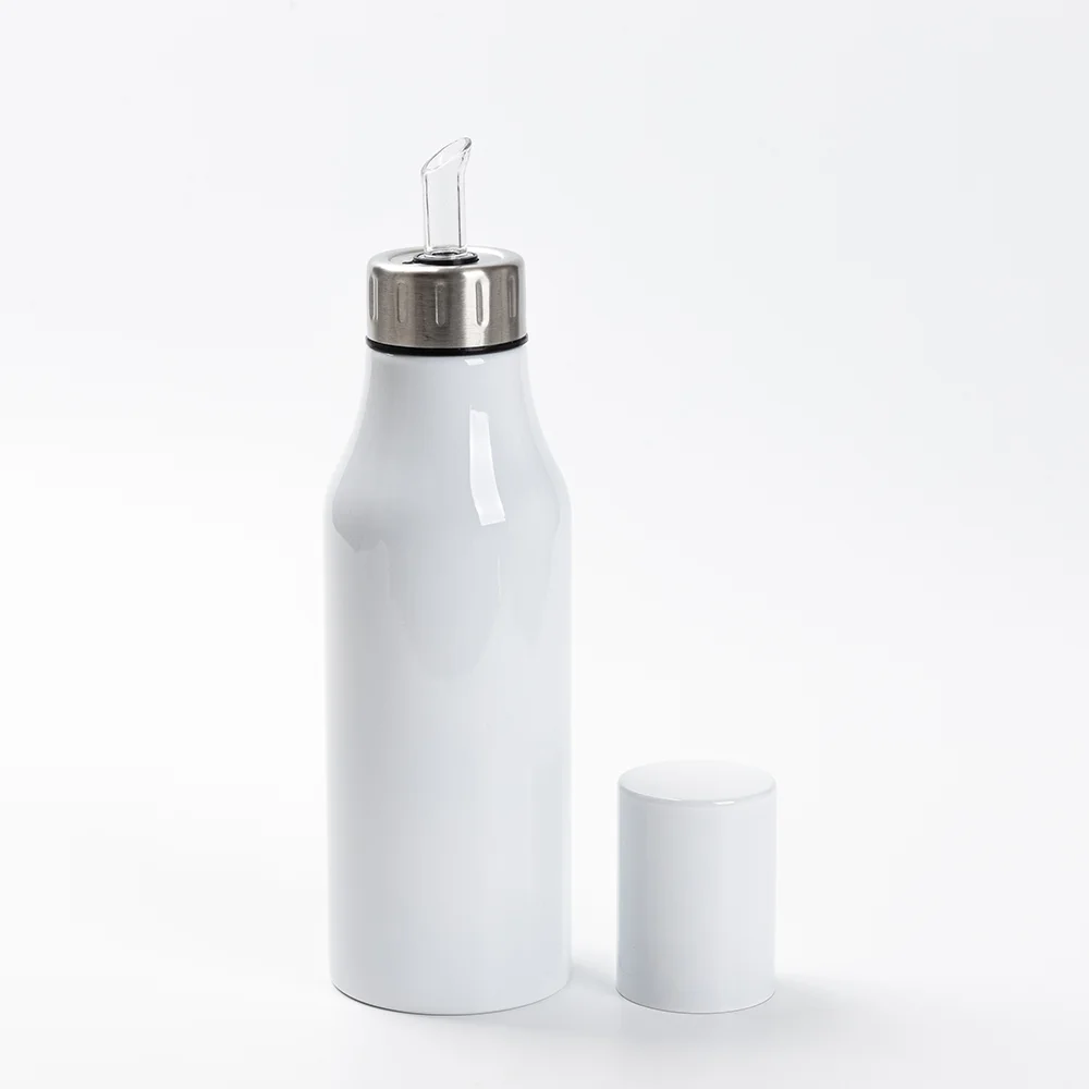 25oz/750ml  Stainless Steel Oil Dispenser (White) thumbnail 3