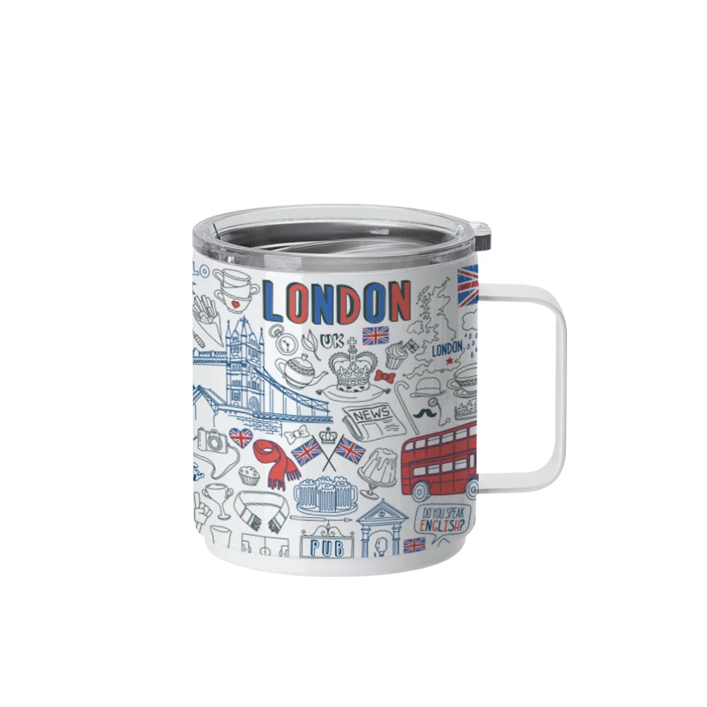 13oz/400ml Stainless Steel Stackable Mug thumbnail 2