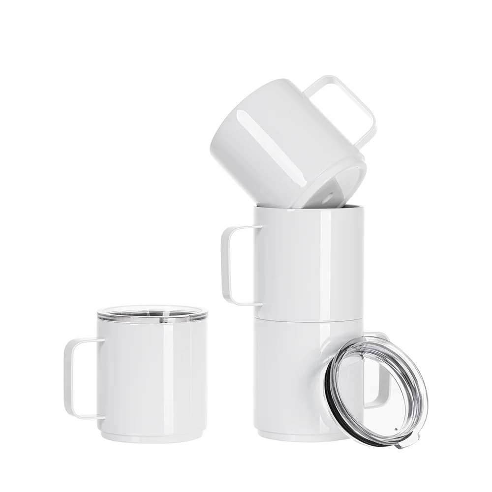 13oz/400ml Stainless Steel Stackable Mug thumbnail 3