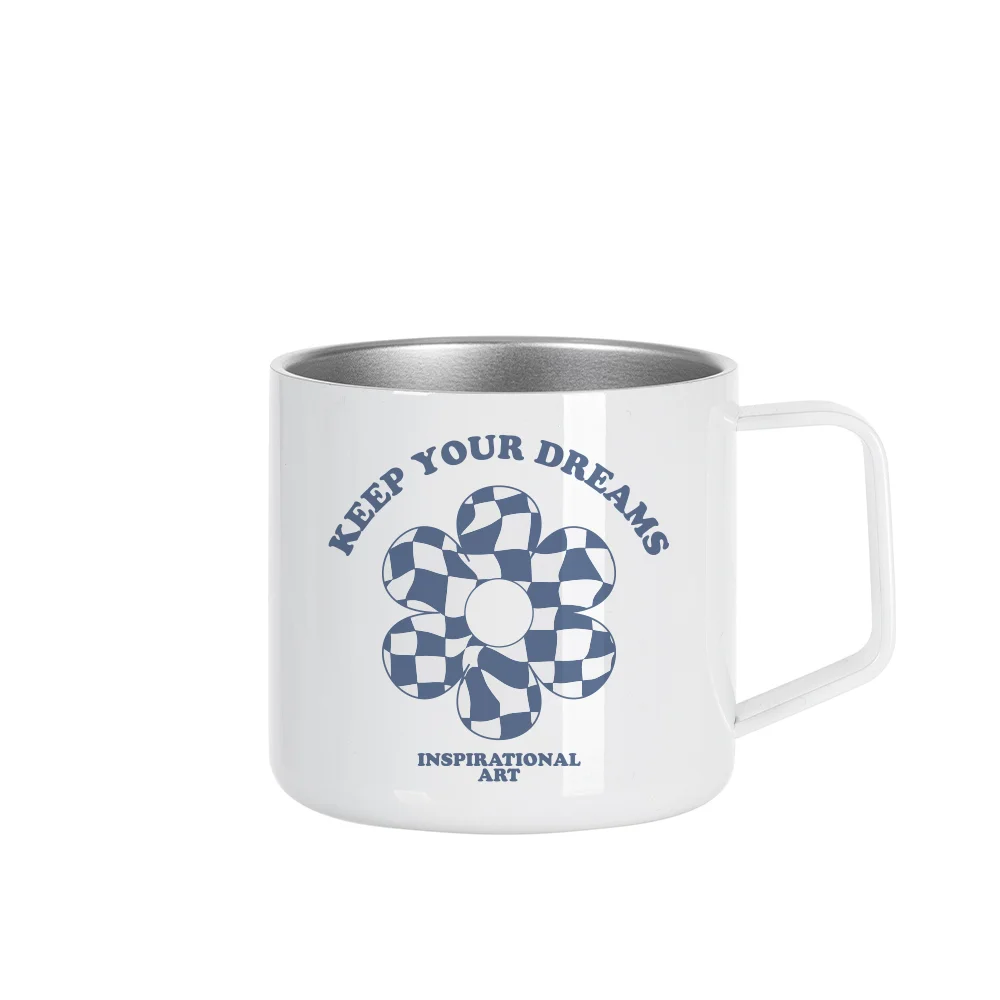 12oz/360ml Stainless Steel Cup(White) thumbnail 2
