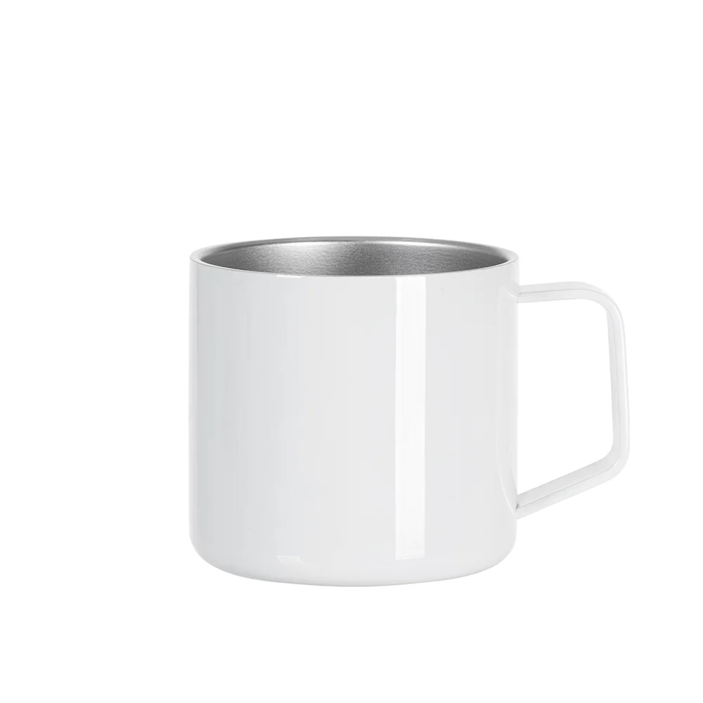 12oz/360ml Stainless Steel Cup(White) thumbnail 1