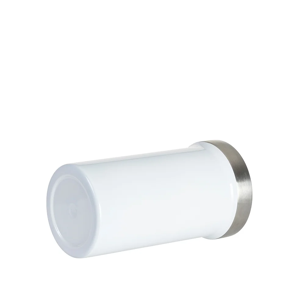 22oz/650ml Stainless Steel Travel Tumbler with Flip Lid(White) thumbnail 3