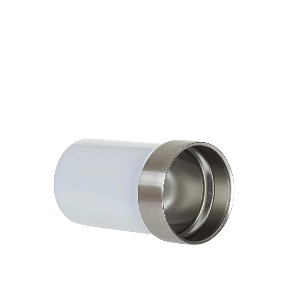 13oz/400ml Stainless Steel Travel Tumbler with Flip Lid(White) thumbnail 4