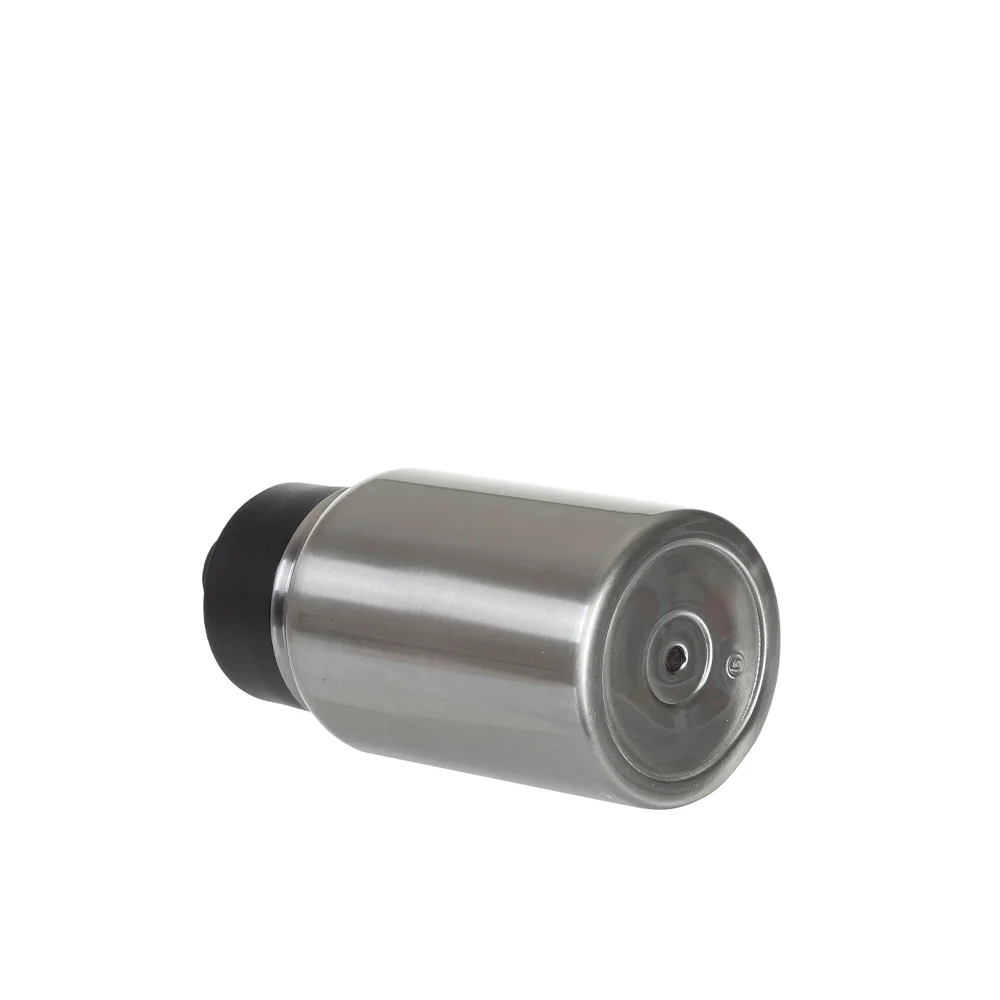 17oz/500ml Stainless Steel Water Bottle w/ Wide Mouth Straw & Portable Lid (Silver) thumbnail 5