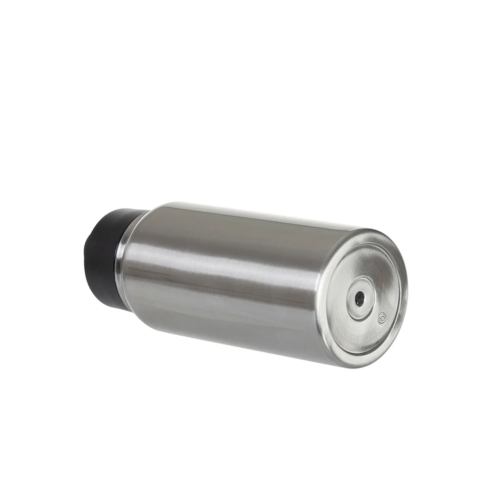 25oz/750ml Stainless Steel Water Bottle w/ Wide Mouth Straw & Portable Lid (Silver) thumbnail 6