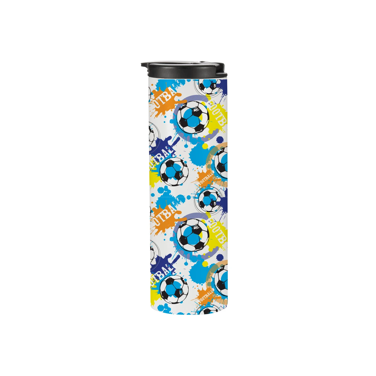 500ml Stainless Steel Flask Bottle with Flip lid (White)
