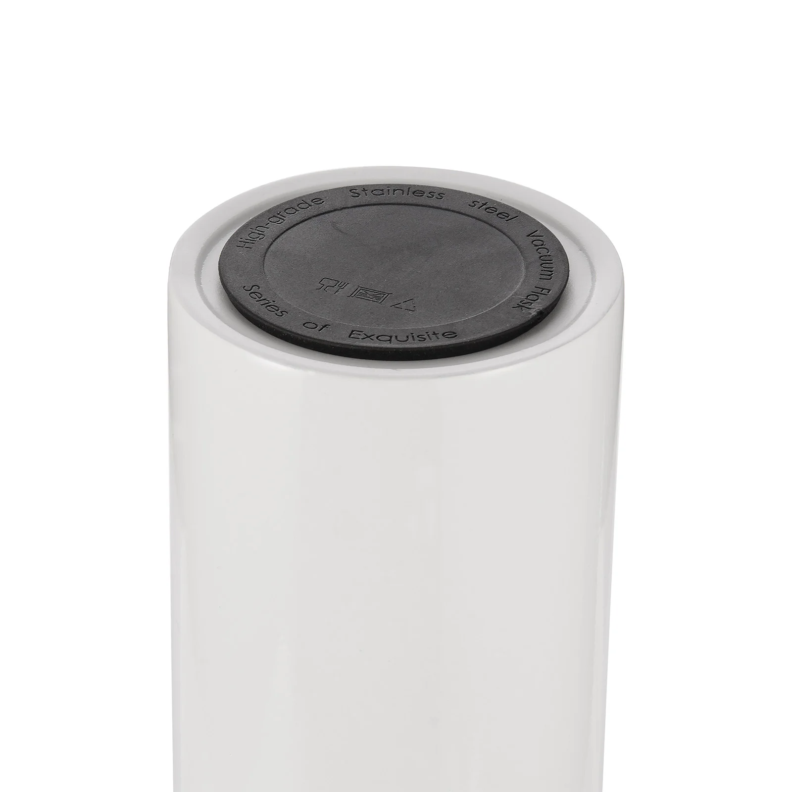 500ml Stainless Steel Flask Bottle with Flip lid (White) thumbnail 3