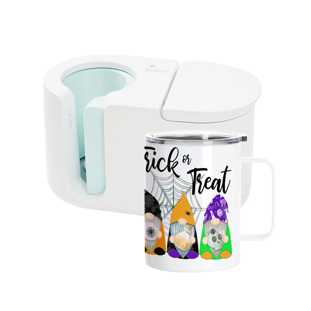 13OZ 400ml Stainless Steel Coffee Cup with Water Proof Lid & Handle (White) thumbnail 5
