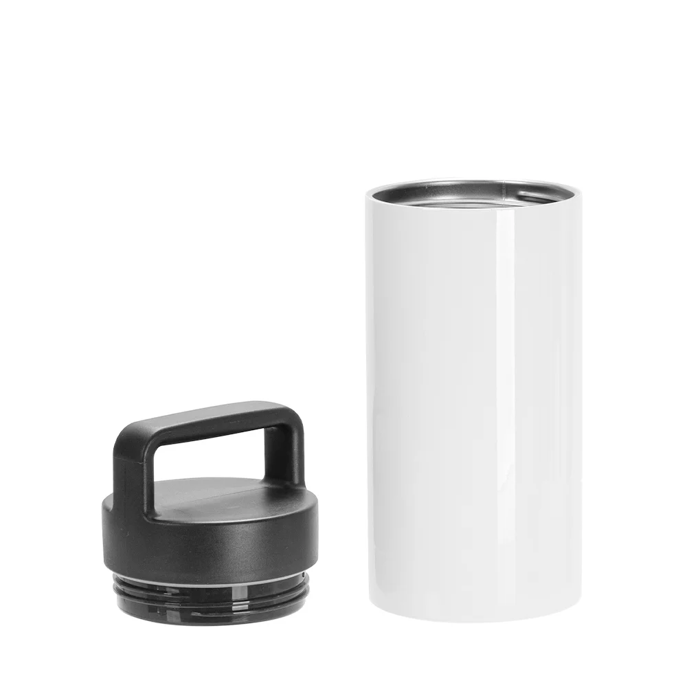 20OZ 600ml Sublimation Thermal Food Jar with Large Handle Screw Lid (White) thumbnail 3