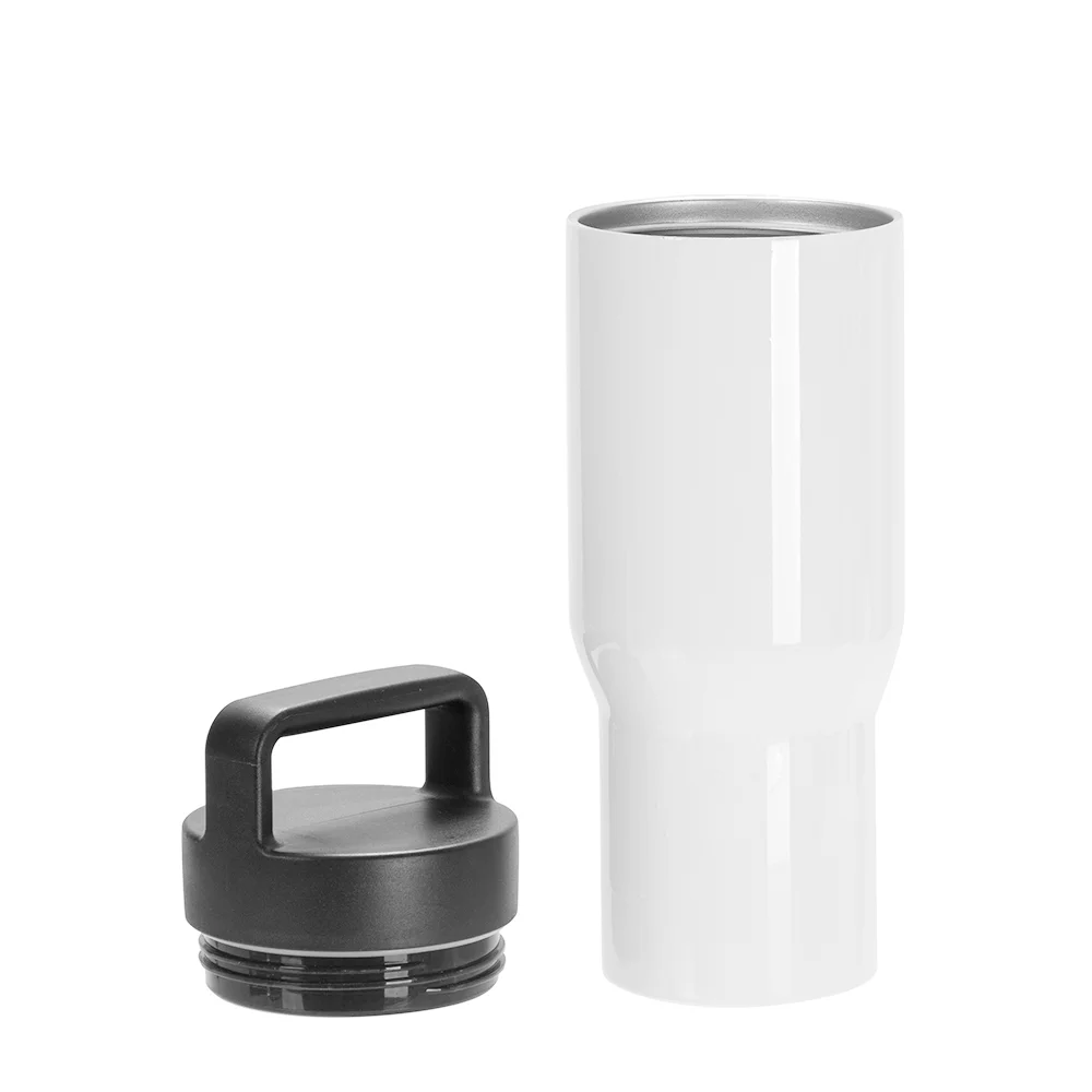 25OZ 750ml Sublimation Travel Thermal Food Jar with Large Handle Screw Lid (White) thumbnail 3