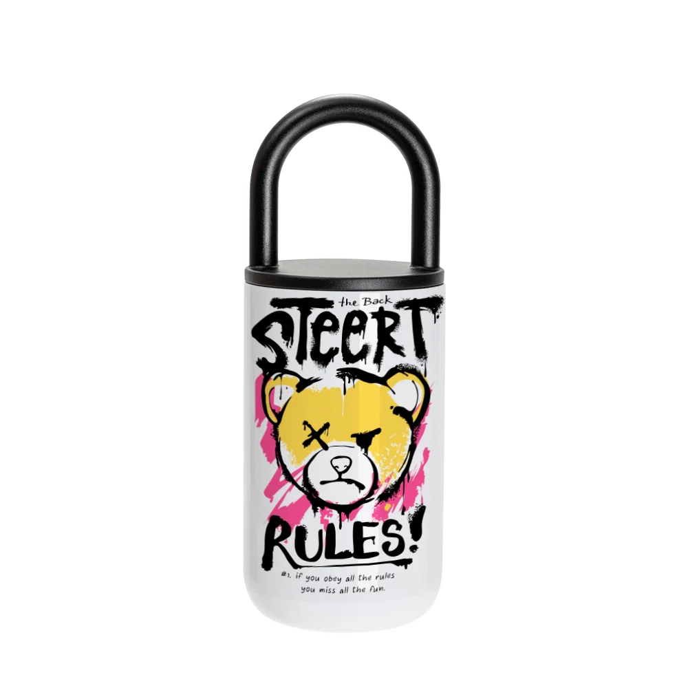 2 in 1 Sublimation Stainless Steel Kids Tumbler Mug with 2 Lids thumbnail 3