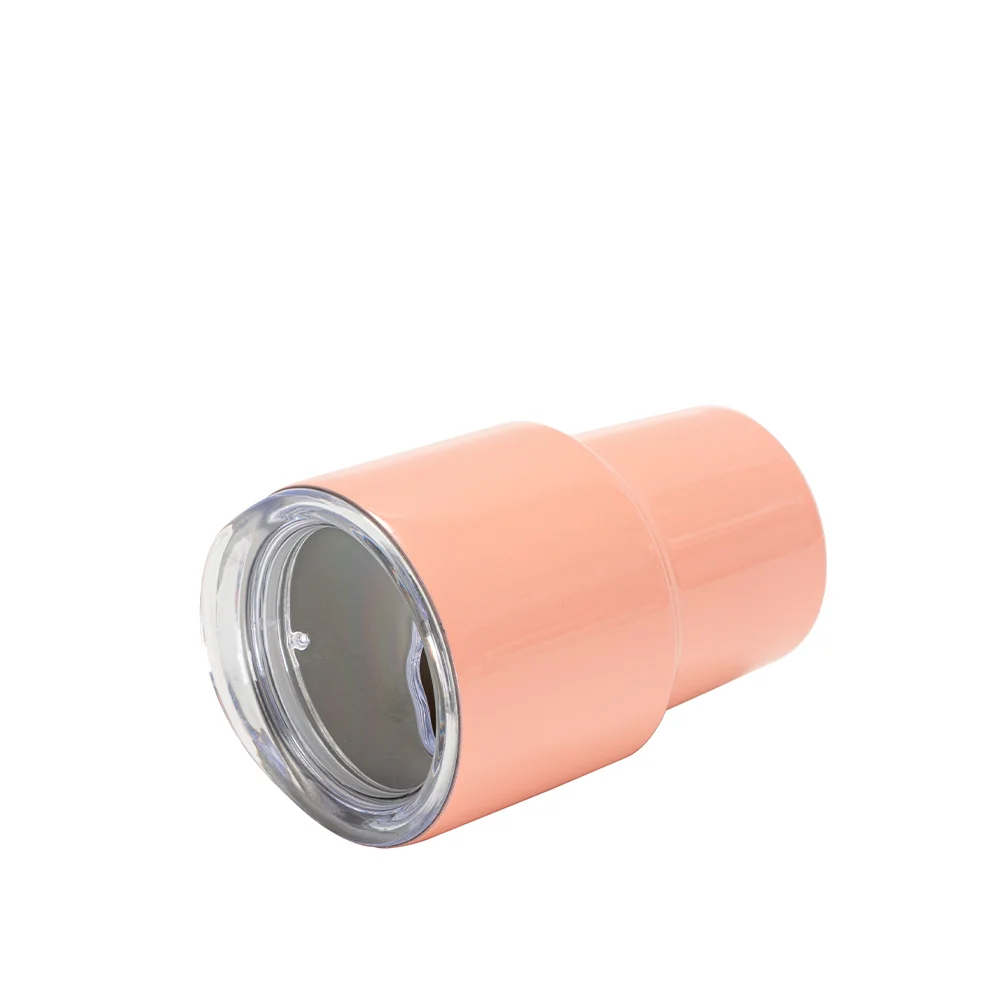 3oz/90ml Mini Sub Stainless Steel Tumbler Shot Glass w/ Straw(Coral Pink) thumbnail 3