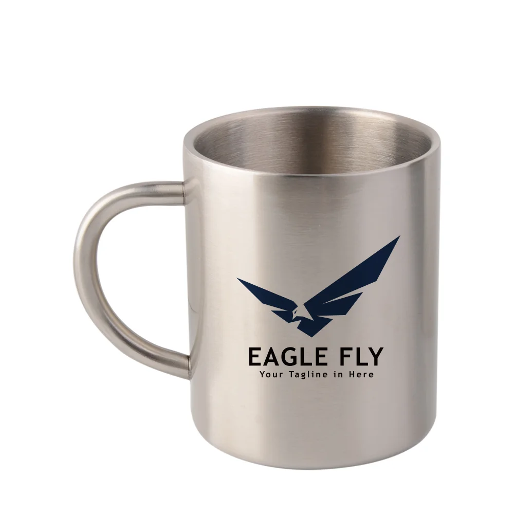 15oz Sublimation Stainless Steel Mug Silver thumbnail 3