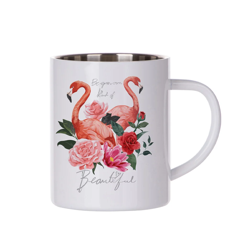 15oz Sublimation Stainless Steel Mug White thumbnail 2