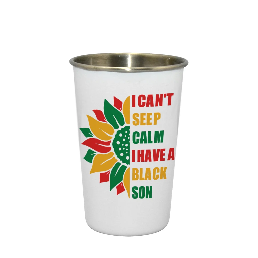 17oz/500ml Stainless Steel Tumbler (White) thumbnail 2