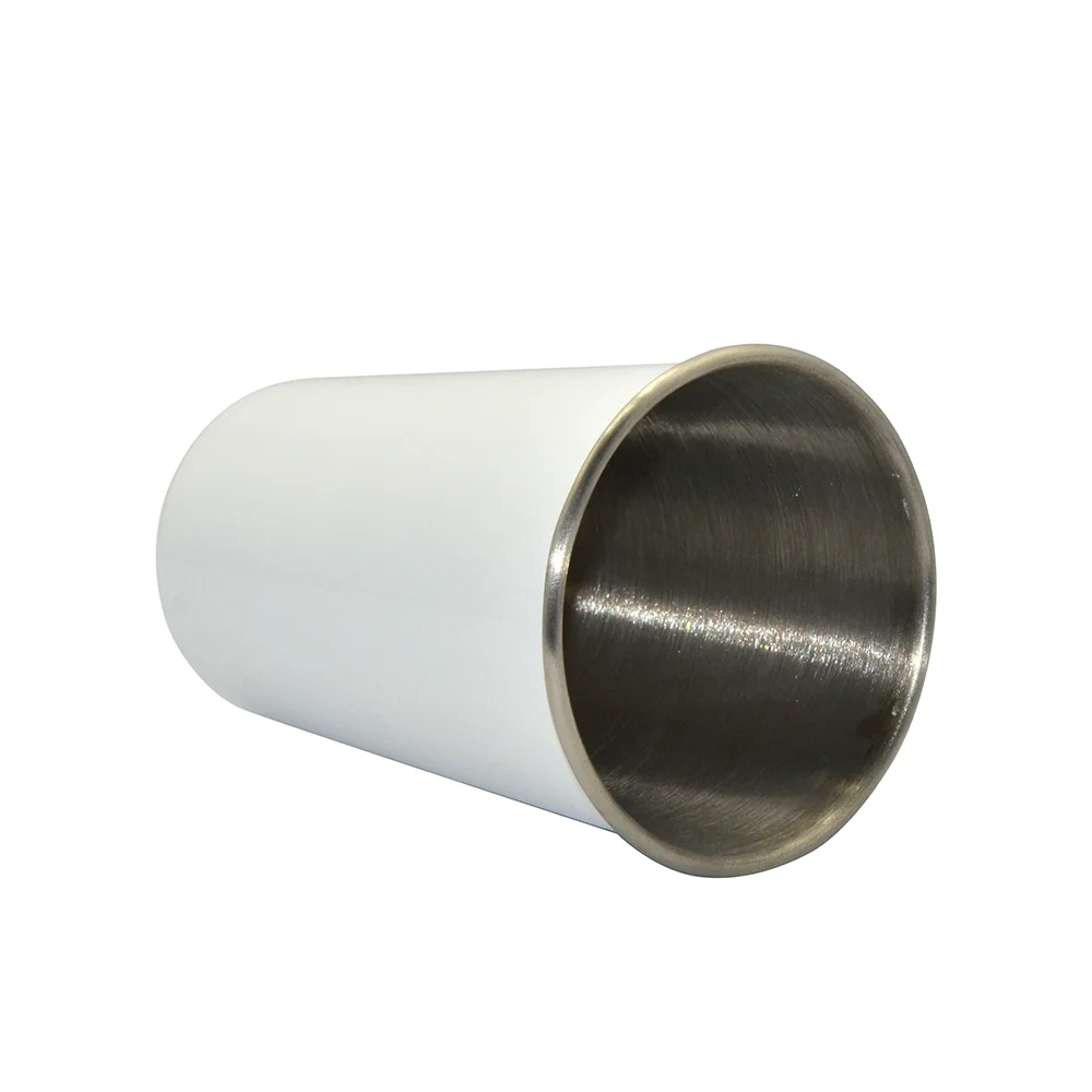 17oz/500ml Stainless Steel Tumbler (White) thumbnail 3