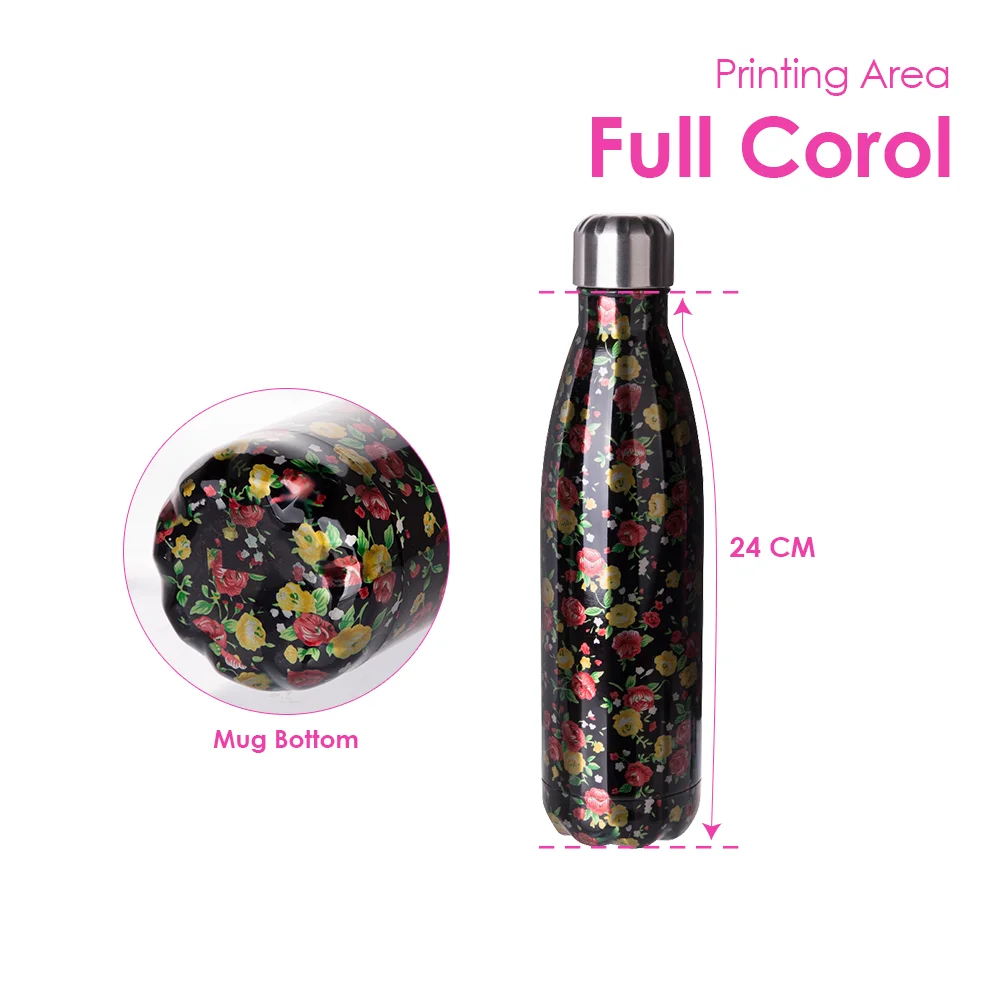17oz Sublimation Bowling Bottle (Air Transfer, Silver) thumbnail 4