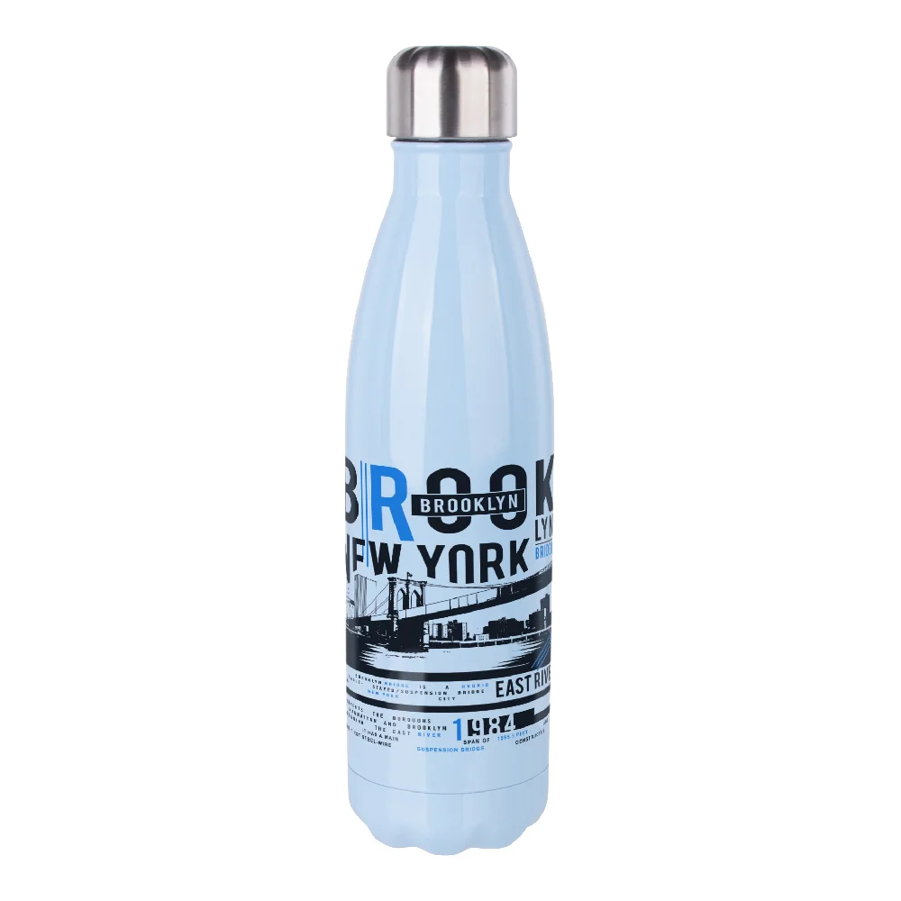 17oz Sublimation Bowling Bottle (Glossy,Light Blue) thumbnail 2