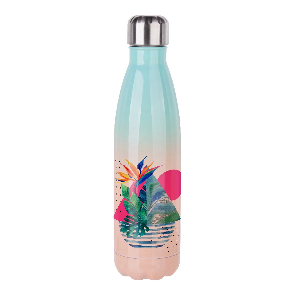 17oz Sublimation Bowling Bottle (Ombre, Bule+Orange)