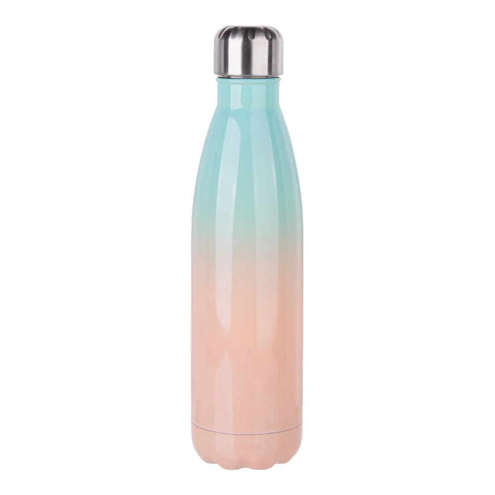 17oz Sublimation Bowling Bottle (Ombre, Bule+Orange)