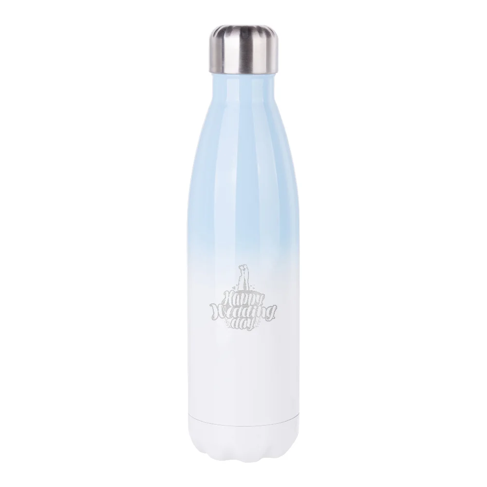 17oz Sublimation Bowling Bottle (Ombre, Bule+White) thumbnail 4